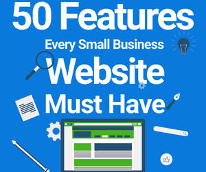 50 Features Every Small Business Website Must Have (Infographic)