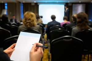 Business seminar.