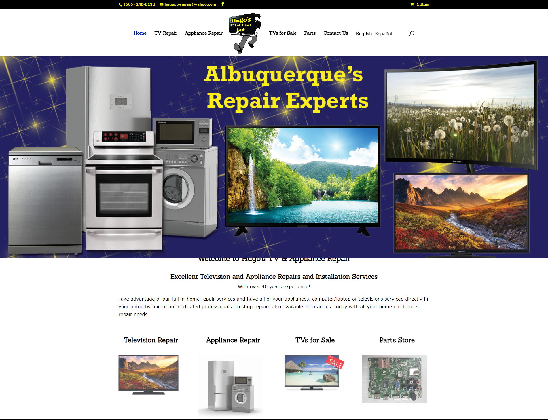 Hugo’s TV & Appliance Repair